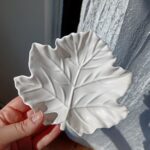 Maple Leaf Jewellery Trinket Tray Dish Key Tray Holder - Custom Wholesale Jesmonite Products Supplier South Africa Amore Creative Collections