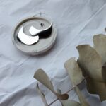 Silver Stainless Steel Earrings Abstract Organic Shape - Amore Creative Collections South Africa Online Shop