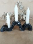 Candlestick Holder Wavy Twist Jesmonite Eco Resin Ceramic Glass Handmade South Africa Shop Online Store - Amore Creative Collections