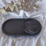 Oval Trinket Tray Extra Large Matching Coaster Gift Set Bundle Jesmonite Eco Resin South Africa www.amoresa.co.za