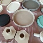 Round Trays with High Lip Edge Eco Resin Jesmonite South Africa Homeware - Amore Creative Collections