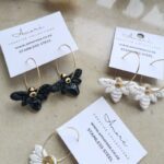 Honey bee sunflower earrings polymer clay south africa online - bee earrings - honeybee | amore creative collections www.amoresa.co.za