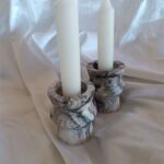 Candle Pillar Tealight Holders Eco Resin Jesmonite Gypsum South Africa Handmade Unique Marble Decor www.amoresa.co.za