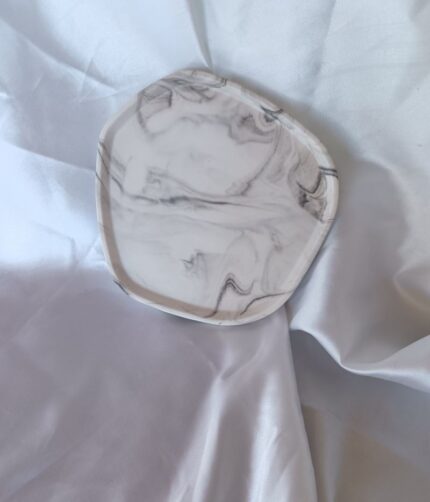 Abstract Irregular Coaster Tray Jewellery Dish Eco Resin Jesmonite Gypsum Marble South Africa - www.amoresa.co.za