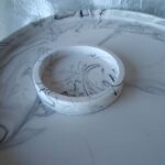 Chunky Round Coaster Jewellery Dish - eco resin jesmonite south africa shop online www.amoresa.co.za