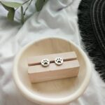 Cat Pet Paw Heart Earring Studs - Stainless Steel Jewellery South Africa www.amoresa.co.za