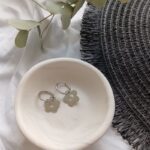 Flower Huggie Hoop Earring Studs - Stainless Steel Jewellery South Africa www.amoresa.co.za