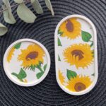 Sunflower Accessory Tray Gift Set - South Africa Online Handmade www.amoresa.co.za