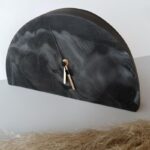 desktop mantle piece clock chunky terrazzo marble cement jesmonite acrylic eco resin ceramic concrete decor south africa online shop gift store www.amoresa.co.za